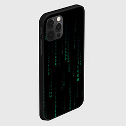 Чехол для iPhone 12 Pro Max Color black turquoise, цвет: 3D-черный — фото 2