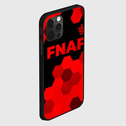 Чехол для iPhone 12 Pro Max FNAF - red gradient посередине, цвет: 3D-черный — фото 2