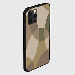 Чехол для iPhone 12 Pro Max Цветной графический паттерн мозаика, цвет: 3D-черный — фото 2