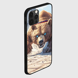 Чехол для iPhone 12 Pro Max Русский медведь наступает, цвет: 3D-черный — фото 2