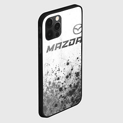 Чехол для iPhone 12 Pro Max Mazda - white gradient посередине, цвет: 3D-черный — фото 2