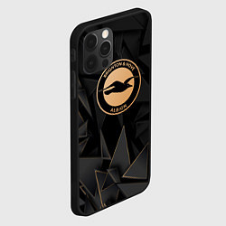 Чехол для iPhone 12 Pro Max Brighton golden poly, цвет: 3D-черный — фото 2