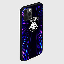 Чехол для iPhone 12 Pro Max AEK Athens neon energy, цвет: 3D-черный — фото 2