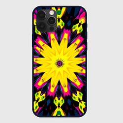 Чехол для iPhone 12 Pro Max Звездный калейдоскоп, цвет: 3D-черный