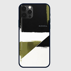 Чехол для iPhone 12 Pro Max Haval логотип, цвет: 3D-черный