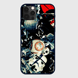 Чехол для iPhone 12 Pro Max Звездные войны персонажи, цвет: 3D-черный
