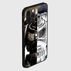 Чехол для iPhone 12 Pro Max Warhammer 40k космодесантник, цвет: 3D-черный — фото 2