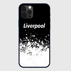 Чехол для iPhone 12 Pro Max Liverpool краски белые, цвет: 3D-черный