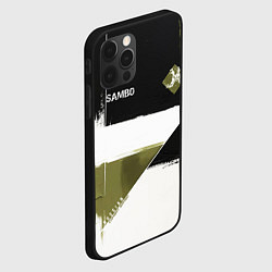 Чехол для iPhone 12 Pro Max Русское самбо, цвет: 3D-черный — фото 2