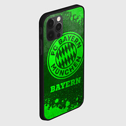 Чехол для iPhone 12 Pro Max Bayern - green gradient, цвет: 3D-черный — фото 2