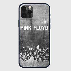 Чехол для iPhone 12 Pro Max Pink Floyd - grey gradient посередине, цвет: 3D-черный