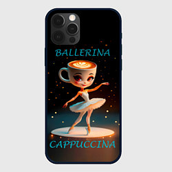Чехол для iPhone 12 Pro Max Балерина капучина, итальянские мемы, цвет: 3D-черный