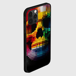 Чехол для iPhone 12 Pro Max Lego skull fantasy - ai art, цвет: 3D-черный — фото 2