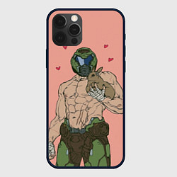 Чехол для iPhone 12 Pro Max Палач рока с кроликом, цвет: 3D-черный