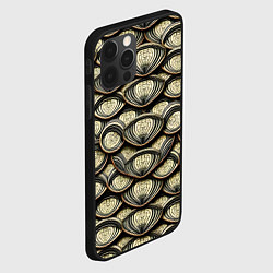 Чехол для iPhone 12 Pro Max Объемный египетский паттерн, цвет: 3D-черный — фото 2
