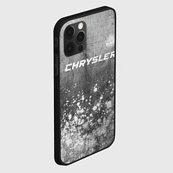 Чехол для iPhone 12 Pro Max Chrysler - grey gradient посередине, цвет: 3D-черный — фото 2