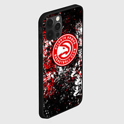 Чехол для iPhone 12 Pro Max Atlanta Hawks, цвет: 3D-черный — фото 2