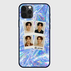 Чехол для iPhone 12 Pro Max Astro четыре фото, цвет: 3D-черный