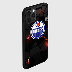 Чехол для iPhone 12 Pro Max Эдмонтон Ойлерз - НХЛ хоккей, цвет: 3D-черный — фото 2