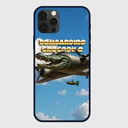 Чехол для iPhone 12 Pro Max Bombardino Crocodillo мем, цвет: 3D-черный