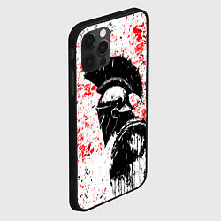 Чехол для iPhone 12 Pro Max Воин Спарты, цвет: 3D-черный — фото 2