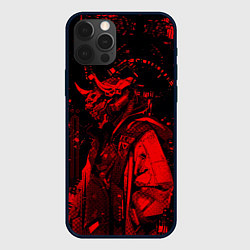 Чехол для iPhone 12 Pro Max Кибернетический Они, цвет: 3D-черный