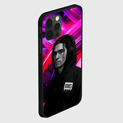 Чехол для iPhone 12 Pro Max Bones в наушниках, цвет: 3D-черный — фото 2