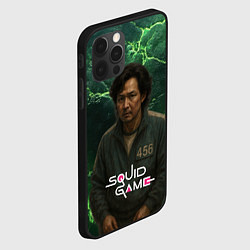Чехол для iPhone 12 Pro Max Игра в кальмара игрок 456, цвет: 3D-черный — фото 2