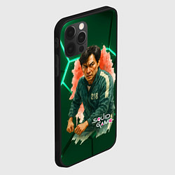 Чехол для iPhone 12 Pro Max Игрок 218 - Игра в кальмара, цвет: 3D-черный — фото 2