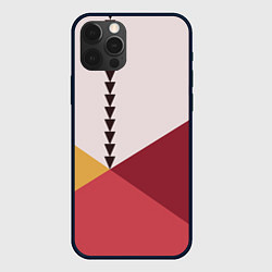 Чехол для iPhone 12 Pro Max Колор-блок фруктовый чиа пудинг, цвет: 3D-черный