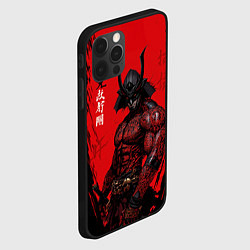 Чехол для iPhone 12 Pro Max Демон Они самурай, цвет: 3D-черный — фото 2