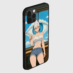 Чехол для iPhone 12 Pro Max Dandadan Seiko в комнате указывает, цвет: 3D-черный — фото 2