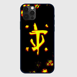 Чехол для iPhone 12 Pro Max Doom x minecraft, цвет: 3D-черный