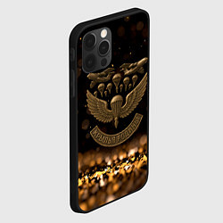 Чехол для iPhone 12 Pro Max Крылья Родины ВДВ, цвет: 3D-черный — фото 2