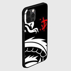 Чехол для iPhone 12 Pro Max Doom dragon steel, цвет: 3D-черный — фото 2