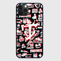 Чехол для iPhone 12 Pro Max Doom x fortnite glitch, цвет: 3D-черный