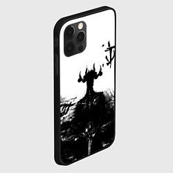 Чехол для iPhone 12 Pro Max Doom демон марса, цвет: 3D-черный — фото 2