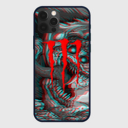 Чехол iPhone 12 Pro Max Monster energy glitch
