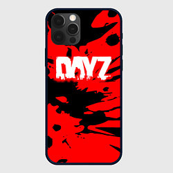 Чехол для iPhone 12 Pro Max Dayz текстура краски монстр, цвет: 3D-черный