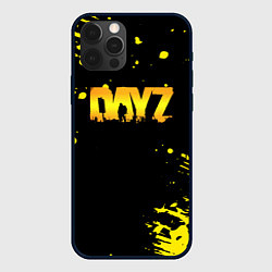 Чехол для iPhone 12 Pro Max Dayz краски желтые краски, цвет: 3D-черный