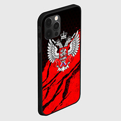 Чехол для iPhone 12 Pro Max Федерация бокса России - красный, цвет: 3D-черный — фото 2