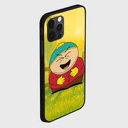 Чехол для iPhone 12 Pro Max Эрик Картман смеется в саду, цвет: 3D-черный — фото 2