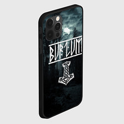 Чехол для iPhone 12 Pro Max Burzum - pagan black metal, цвет: 3D-черный — фото 2