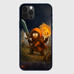 Чехол для iPhone 12 Pro Max Кенни маг с мечем защищает дворец, цвет: 3D-черный