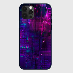 Чехол для iPhone 12 Pro Max Геометрия будущего, цвет: 3D-черный
