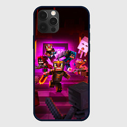 Чехол для iPhone 12 Pro Max Майнкрафт в подземелье, цвет: 3D-черный