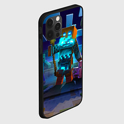 Чехол для iPhone 12 Pro Max Майнкрафт - шаман, цвет: 3D-черный — фото 2