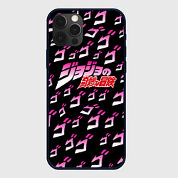 Чехол для iPhone 12 Pro Max JoJo bizarre adventure - logo, цвет: 3D-черный