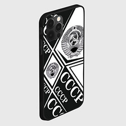 Чехол для iPhone 12 Pro Max СССР, цвет: 3D-черный — фото 2