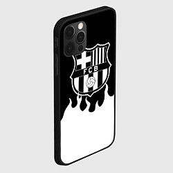 Чехол для iPhone 12 Pro Max Барселона белый огонь, цвет: 3D-черный — фото 2